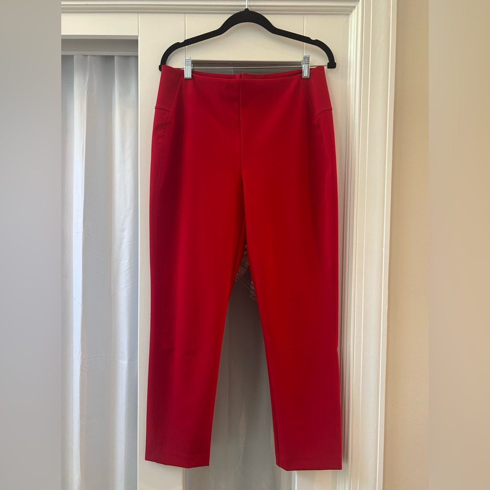 CAbi #4313 Red Dinner Trousers - Picture 2 of 4